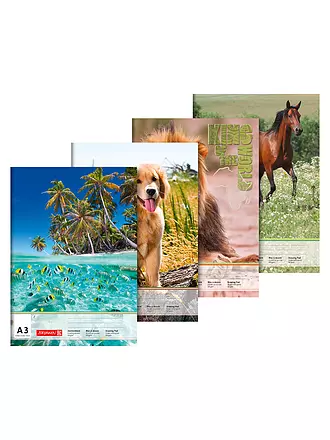 BRUNNEN VERLAG | Bloc de dibujo A3 - 20 hojas | 